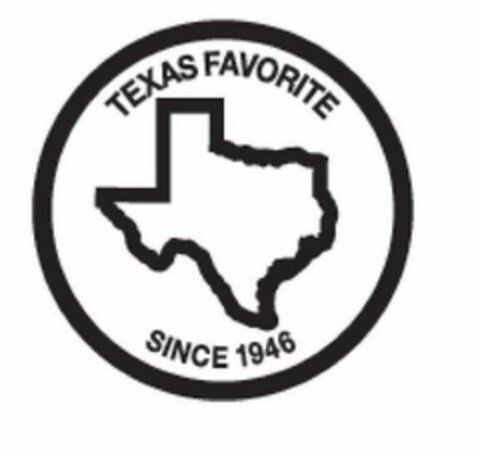 TEXAS FAVORITE SINCE 1946 Logo (USPTO, 06/29/2017)