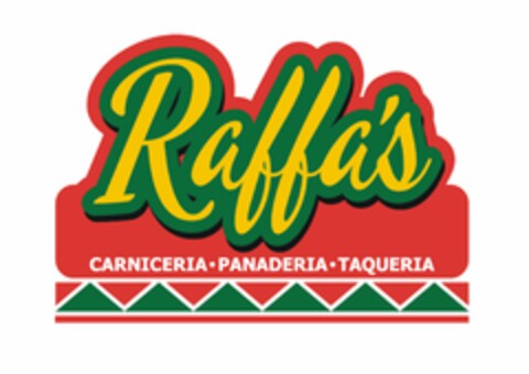RAFFA'S CARNICERIA · PANADERIA ·  TAQUERIA Logo (USPTO, 15.08.2017)