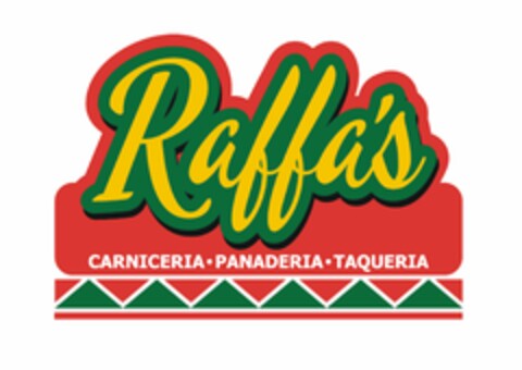 RAFFA'S CARNICERIA · PANADERIA ·  TAQUERIA Logo (USPTO, 08/15/2017)