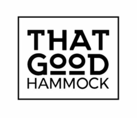 THAT GOOD HAMMOCK Logo (USPTO, 28.09.2017)