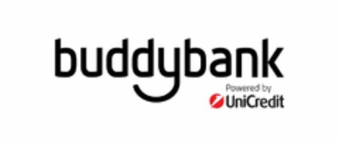 BUDDYBANK POWERED BY UNICREDIT Logo (USPTO, 12/29/2017)