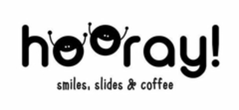 HOORAY! SMILES, SLIDES & COFFEE Logo (USPTO, 27.04.2018)