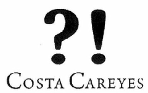 ?! COSTA CAREYES Logo (USPTO, 24.05.2018)