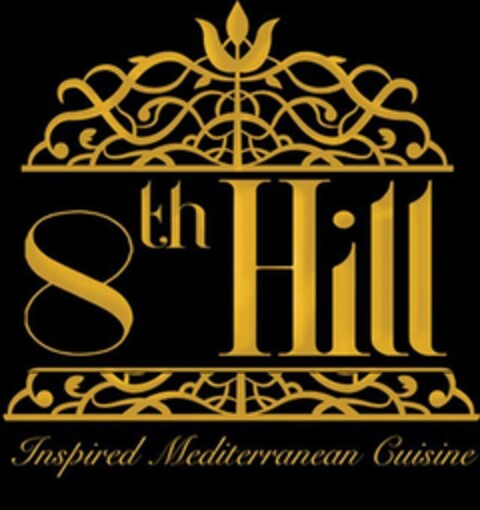 8TH HILL INSPIRED MEDITERRANEAN CUISINE Logo (USPTO, 28.05.2018)