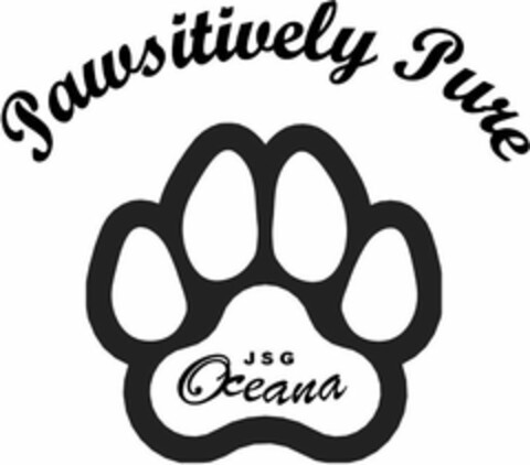 PAWSITIVELY PURE JSG OCEANA Logo (USPTO, 08/14/2018)