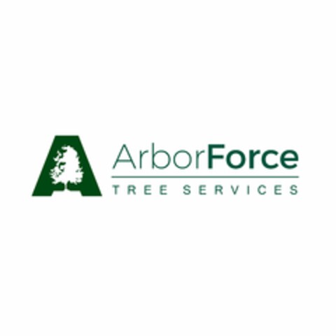 A ARBORFORCE TREE SERVICES Logo (USPTO, 01/04/2019)