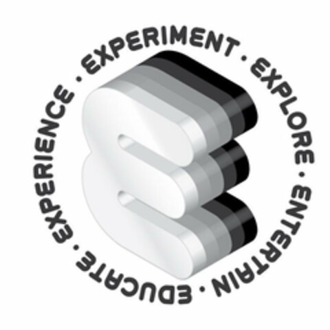 E EXPERIMENT EXPLORE ENTERTAIN EDUCATE EXPERIENCE Logo (USPTO, 10/21/2019)