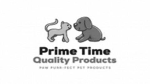 PRIME TIME QUALITY PRODUCTS PAW PURR-FECT PET PRODUCTS Logo (USPTO, 11/15/2019)