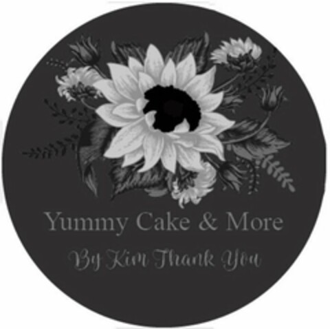 YUMMY CAKE & MORE BY KIM THANK YOU Logo (USPTO, 06/16/2020)