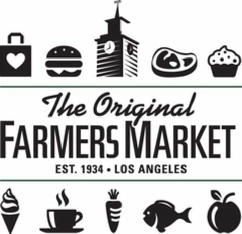 THE ORIGINAL FARMERS MARKET EST. 1934 · LOS ANGELES Logo (USPTO, 13.08.2020)