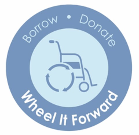 BORROW DONATE WHEEL IT FORWARD Logo (USPTO, 03.09.2020)