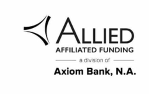 ALLIED AFFILIATED FUNDING A DIVISION OF AXIOM BANK, N. A. Logo (USPTO, 17.09.2020)