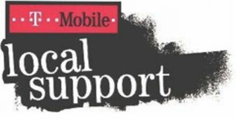 T MOBILE LOCAL SUPPORT Logo (USPTO, 23.01.2009)