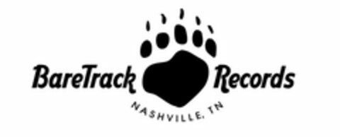 BARETRACK RECORDS NASHVILLE, TN Logo (USPTO, 30.01.2009)