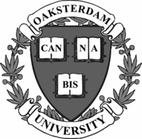 OAKSTERDAM UNIVERSITY CANNABIS Logo (USPTO, 06.04.2010)
