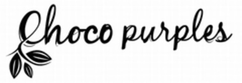 CHOCO PURPLES Logo (USPTO, 22.06.2010)