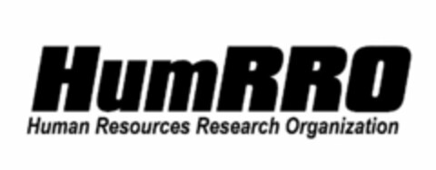 HUMRRO HUMAN RESOURCES RESEARCH ORGANIZATION Logo (USPTO, 11/19/2010)