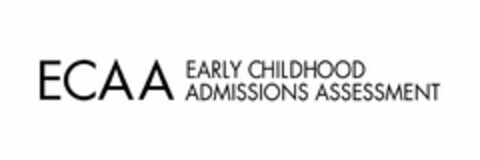 ECAA EARLY CHILDHOOD ADMISSIONS ASSESSMENT Logo (USPTO, 31.01.2011)