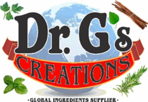 DR. G'S CREATIONS LLC · GLOBAL INGREDIENTS SUPPLIER · Logo (USPTO, 27.02.2012)