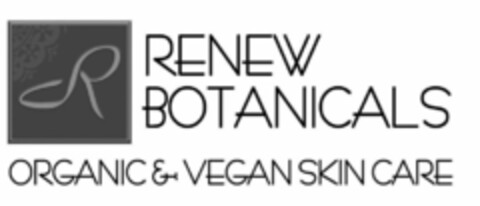 RENEW BOTANICALS ORGANIC & VEGAN SKIN CARE Logo (USPTO, 03/23/2012)