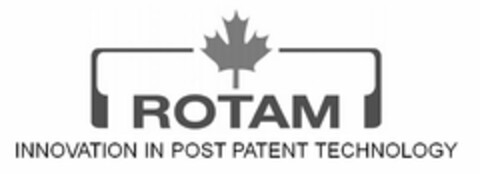 ROTAM INNOVATION IN POST PATENT TECHNOLOGY Logo (USPTO, 29.12.2012)