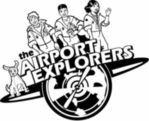 THE AIRPORT EXPLORERS Logo (USPTO, 03/21/2013)