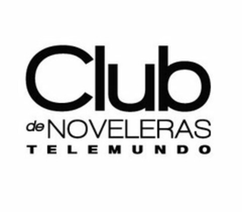 CLUB DE NOVELERAS TELEMUNDO Logo (USPTO, 27.12.2013)