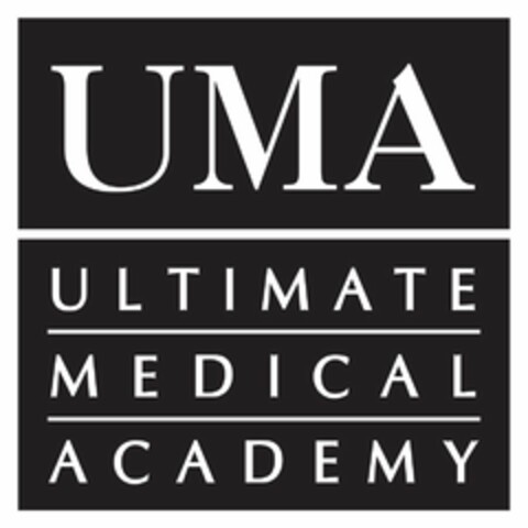 UMA ULTIMATE MEDICAL ACADEMY Logo (USPTO, 13.05.2014)