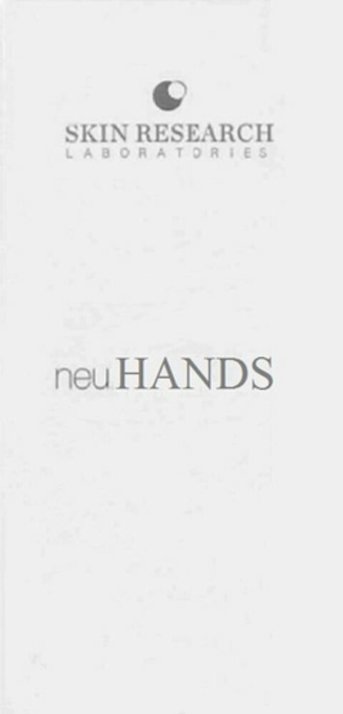 SKIN RESEARCH LABORATORIES - NEUHANDS Logo (USPTO, 27.06.2014)