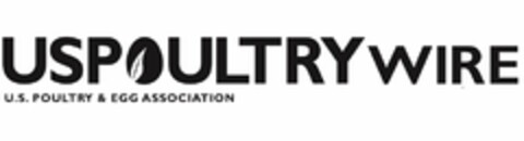 USPOULTRY WIRE U.S. POULTRY & EGG ASSOCIATION Logo (USPTO, 30.07.2014)