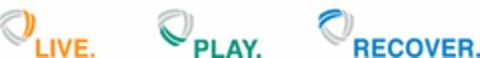 LIVE. PLAY. RECOVER. Logo (USPTO, 29.10.2014)