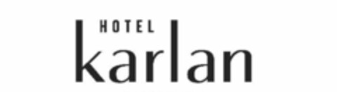 HOTEL KARLAN Logo (USPTO, 31.03.2015)