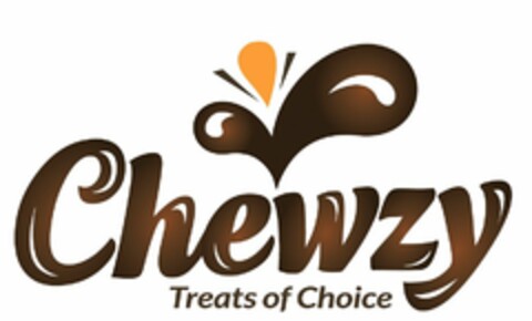 CHEWZY TREATS OF CHOICE Logo (USPTO, 10.08.2015)