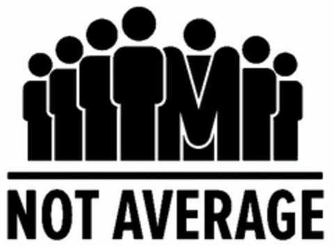 I'M NOT AVERAGE Logo (USPTO, 28.08.2015)