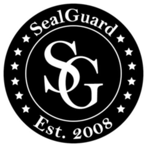 SEALGUARD SG EST. 2008 Logo (USPTO, 04/06/2016)