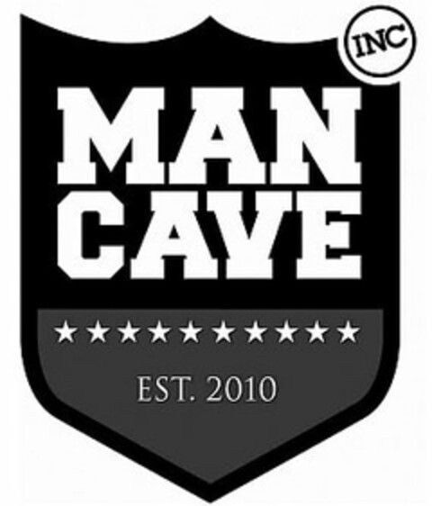 MANCAVE INC EST. 2010 Logo (USPTO, 05/06/2016)