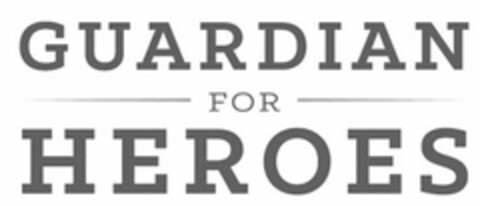 GUARDIAN FOR HEROES Logo (USPTO, 09/01/2016)