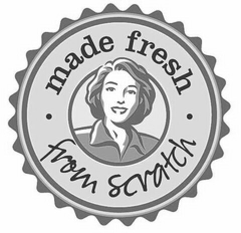 MADE FRESH FROM SCRATCH Logo (USPTO, 10/31/2016)