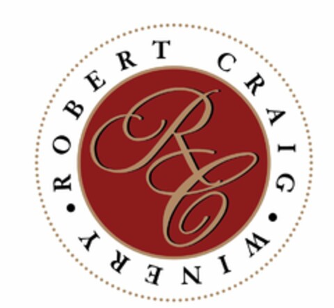 RC · ROBERT CRAIG · WINERY Logo (USPTO, 10.04.2017)