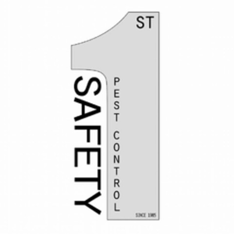 SAFETY 1ST PEST CONTROL SINCE 1985 Logo (USPTO, 10/02/2017)