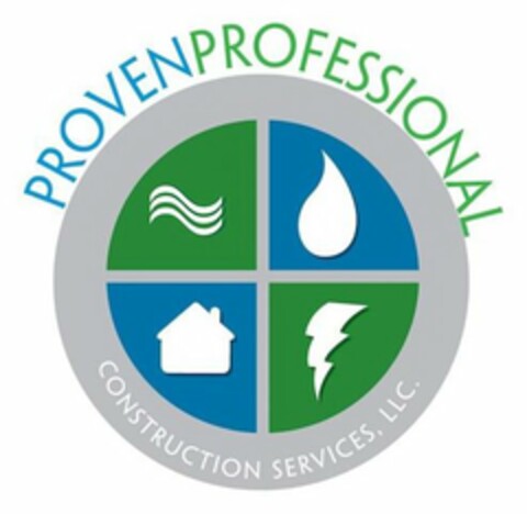 PROVEN PROFESSIONAL CONSTRUCTION SERVICES, LLC. Logo (USPTO, 02.10.2017)