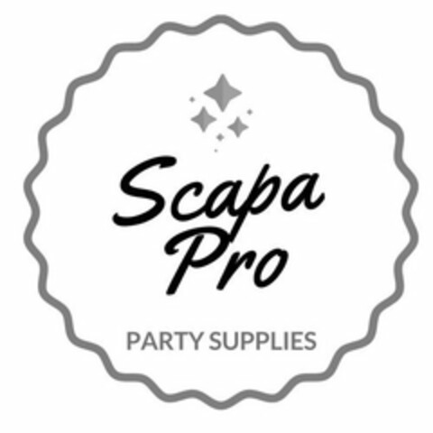 SCAPA PRO PARTY SUPPLIES Logo (USPTO, 20.02.2018)