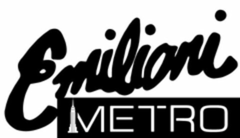 EMILIANI METRO Logo (USPTO, 03/13/2018)