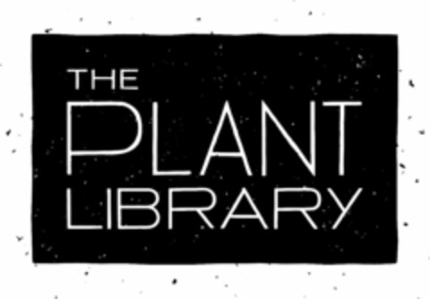 THE PLANT LIBRARY Logo (USPTO, 06/15/2018)