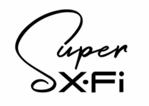 SUPER X-FI Logo (USPTO, 08/24/2018)