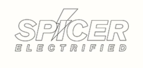 SPICER ELECTRIFIED Logo (USPTO, 29.08.2018)