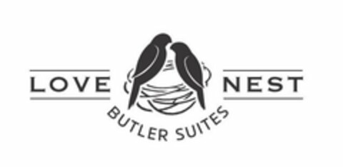 LOVE NEST BUTLER SUITES Logo (USPTO, 01.11.2018)