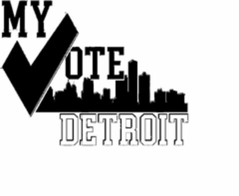 MY VOTE DETROIT Logo (USPTO, 21.11.2018)