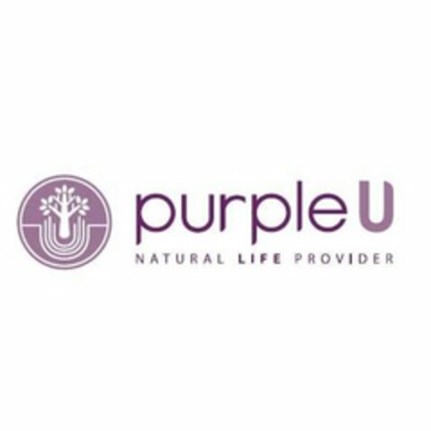 PURPLE U NATURAL LIFE PROVIDER Logo (USPTO, 17.01.2019)