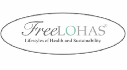 FREELOHAS LIFESTYLES OF HEALTH AND SUSTAINABILITY Logo (USPTO, 03/19/2019)